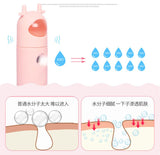 Facial Steamer Hydrating Machine Spraying Machine Face Moisturizing USB Rechargeable Spray Hydrator B-619A pink