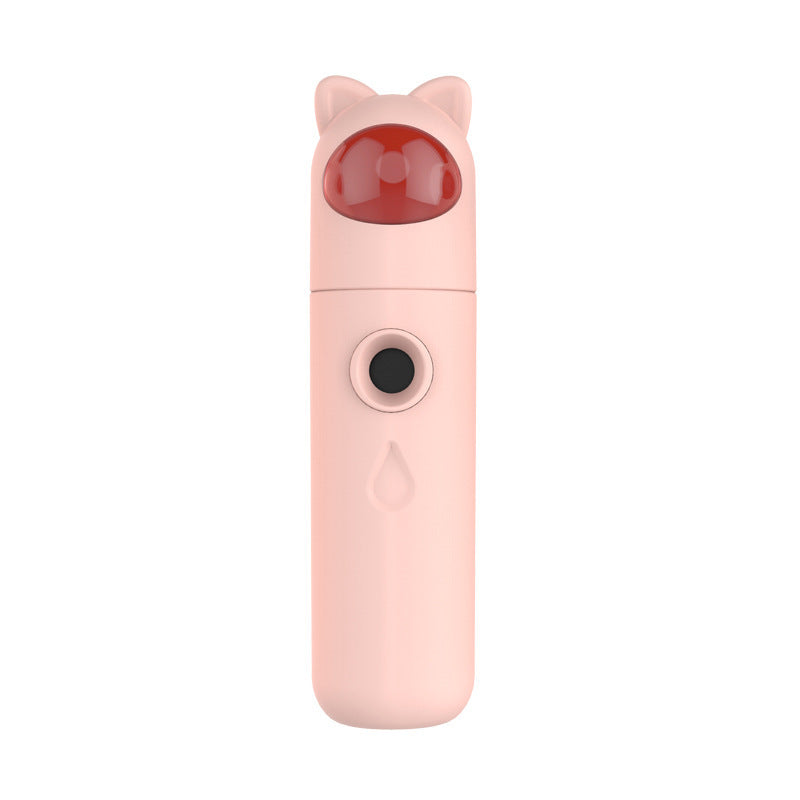 Facial Steamer Hydrating Machine Spraying Machine Face Moisturizing USB Rechargeable Spray Hydrator B-619B Meow