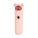 Facial Steamer Hydrating Machine Spraying Machine Face Moisturizing USB Rechargeable Spray Hydrator B-619A pink