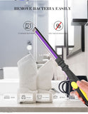 LED Disinfection Lamp Portable Handheld Sterilizing Light Stick USB Rechargeable Germicidal Lamp red_Model 176B-UV