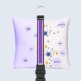 LED Disinfection Lamp Portable Handheld Sterilizing Light Stick USB Rechargeable Germicidal Lamp red_Model 176B-UV