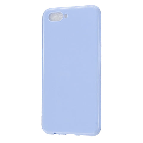 For OPPO A5/A3S/A9 2020 Cellphone Cover Soft Touch Anti-scratch Shockproof TPU Mobile Phone Case  Taro purple