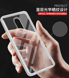 For Redmi 5 Ultra Slim Translucent Back Cover Non-slip Shockproof TPU Full Protective Case  Transparent gray