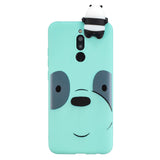 For Redmi 8/8A/5/Note 8T Mobile Phone Case Cute Cellphone Shell Soft TPU Cover with Cartoon Pig Duck Bear Kitten Lovely Pattern Light blue
