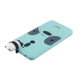 For Redmi 8/8A/5/Note 8T Mobile Phone Case Cute Cellphone Shell Soft TPU Cover with Cartoon Pig Duck Bear Kitten Lovely Pattern Light blue