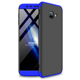 For Samsung J4 Plus/ J4 Prime 3 in 1 360 Degree Non-slip Shockproof Full Protective Case Blue black blue_Samsung J4 Plus/ J4 Prime