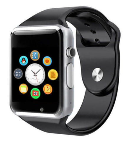 Smart Wrist Watch Bluetooth GSM Phone for Android Samsung iPhone - Black