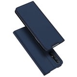 For OPPO Reno 3/3 Pro/ 3 pro 4G Case Magnetic Closure Card Slots Cellphone Cover Screen Protector Stand Available Leather Shell blue