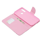 For Samsung A10S/A20S Smartphone Case PU Leather Phone Shell Lovely Cartoon Pattern Card Slots Overall Protection Ice cream unicorn