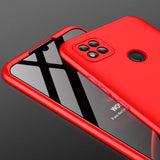 For Redmi 9C Mobile Phone Cover 360 Degree Full Protection Phone Case red