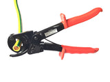 HS-325A Portable Aluminum Copper Wire Cut Ratchet Wheel Style Cable Cutter Red *