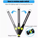 Rechargeable Ultraviolet UVC Sterilizer Light Tube Bulb Disinfection Lamp 30 lamp beads COB black