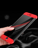 For iPhone 6/6S plus Slim 3 in 1 Hybrid Hard Case Full Body 360 Degree Protection Back Cover  red