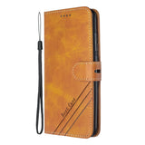 For Redmi Note 8T/Redmi 8/Redmi 8A Case Soft Leather Cover with Denim Texture Precise Cutouts Wallet Design Buckle Closure Smartphone Shell  yellow