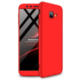 For Samsung J4 Plus/ J4 Prime 3 in 1 360 Degree Non-slip Shockproof Full Protective Case red_Samsung J4 Plus/ J4 Prime