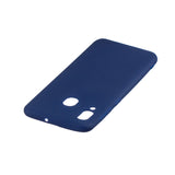 For HUAWEI Y9 2019 Lovely Candy Color Matte TPU Anti-scratch Non-slip Protective Cover Back Case Navy
