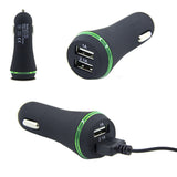 JRBC01 Bluetooth 4.0 Hands Free Car Kit with NFC Function +3.5mm AUX Receiver Music Aux Speakerphone 2.1A USB Car Charger black