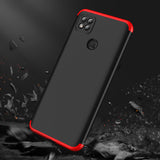 For Redmi 9C Mobile Phone Cover 360 Degree Full Protection Phone Case Red black red