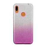 for HUAWEI P20 LITE/P30 LITE/P40 LITE/Nova6SE/Nova 7i Phone Case Gradient Color Glitter Powder Phone Cover with Airbag Bracket purple