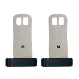 Hand Grip Synthetic Leather Gymnastics Palm Guard Protectors Glove Pull Up Bar Weight Lifting Glove M grey