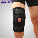 Outdoor Adjustable Knee Support Pad Brace Protector Patella Knee Support Arthritis Knee Joint Leg Compression Sleeve free size