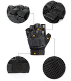 Military Airsoft Paintball Police Tactical Gloves Half Finger Protect Armed Gloves M