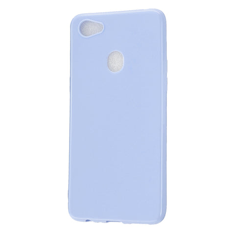 For OPPO F5/F7 Cellphone Cover Soft TPU Mobile Phone Case Screen Protector with Shock Absorption Technology Taro purple
