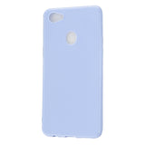 For OPPO F5/F7 Cellphone Cover Soft TPU Mobile Phone Case Screen Protector with Shock Absorption Technology Taro purple
