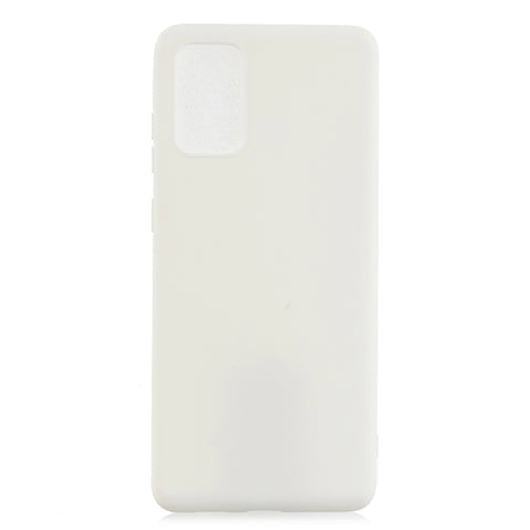 For Samsung A01/ A11/A21/A41/A51/A71/A81/A91 Mobile Phone Case Lovely Candy Color Matte TPU Anti-scratch Non-slip Protective Cover Back Case 2 white