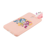 For Redmi 8/8A/5/Note 8T Mobile Phone Case Cute Cellphone Shell Soft TPU Cover with Cartoon Pig Duck Bear Kitten Lovely Pattern Pink