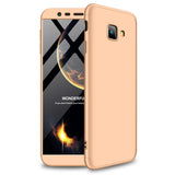 For Samsung J4 Plus/ J4 Prime 3 in 1 360 Degree Non-slip Shockproof Full Protective Case Gold_Samsung J4 Plus/ J4 Prime