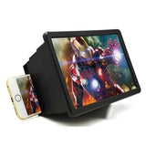 Mobile Phone Screen Magnifier Expander 3D Screen Amplifier For Film Display Screen black