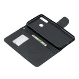 For Samsung A10S/A20S Smartphone Case PU Leather Phone Shell Lovely Cartoon Pattern Card Slots Overall Protection Watercolor flower