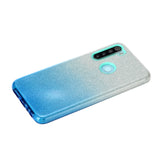 For OPPO Realme 5/Realme 5 Pro/A5 2020/A9 2020/A52/A92 Phone Case Gradient Color Glitter Powder Phone Cover with Airbag Bracket blue