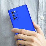 For Samsung Note 20/Note 20 Ultra/M31S Mobile Phone Cover 360 Degree Full Protection Phone Case blue