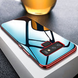 For Samsung Galaxy Note 9 Shockproof Plating Hybrid Clear Slim Bumper Case Cover