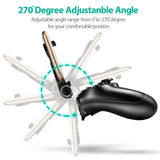Mobile Phone Gaming Holder Clamp Handle Bracket for PS4 DualShock 4 Game Controller Gamepad Adjustable Clip black