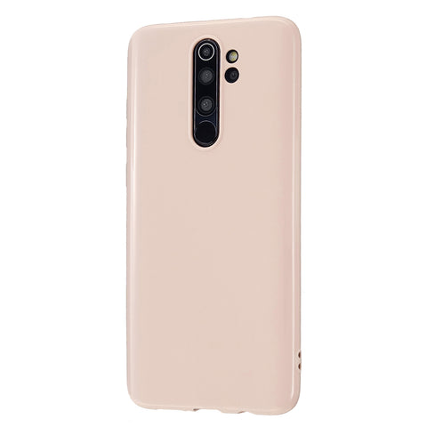 For Redmi Note 8/8 Pro Cellphone Cover Reinforced Soft TPU Phone Case Anti-scratch Full Body Protection Sakura pink