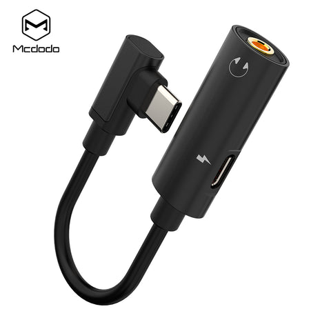 Type-c to DC3.5mm Audio Adapter black_CA-5460 MCDODO