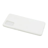 For Samsung A01/ A11/A21/A41/A51/A71/A81/A91 Mobile Phone Case Lovely Candy Color Matte TPU Anti-scratch Non-slip Protective Cover Back Case 2 white