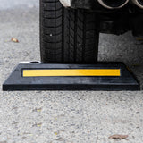 Heavy Duty Rubber Parking Curb Guide Car Garage Wheel Stop Stoppers by GrannPrise **