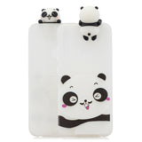 For Redmi 8/8A/5/Note 8T Mobile Phone Case Cute Cellphone Shell Soft TPU Cover with Cartoon Pig Duck Bear Kitten Lovely Pattern White
