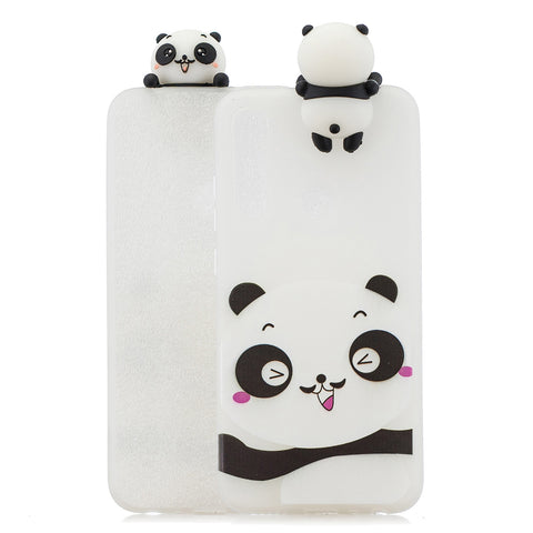 For Redmi 8/8A/5/Note 8T Mobile Phone Case Cute Cellphone Shell Soft TPU Cover with Cartoon Pig Duck Bear Kitten Lovely Pattern White