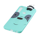For Redmi 8/8A/5/Note 8T Mobile Phone Case Cute Cellphone Shell Soft TPU Cover with Cartoon Pig Duck Bear Kitten Lovely Pattern Light blue