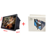 Mobile Phone Screen Magnifier Expander 3D Screen Amplifier For Film Display Screen white