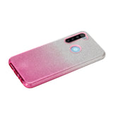 For OPPO Realme 5/Realme 5 Pro/A5 2020/A9 2020/A52/A92 Phone Case Gradient Color Glitter Powder Phone Cover with Airbag Bracket Pink