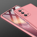 For Samsung Note 20/Note 20 Ultra/M31S Mobile Phone Cover 360 Degree Full Protection Phone Case Rose gold