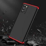 For Samsung Note 20/Note 20 Ultra/M31S Mobile Phone Cover 360 Degree Full Protection Phone Case Red black red