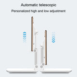 Telescopic Folding Mobile Phone Bracket Aluminum Alloy Flat Universal Tablet Desktop Stand black