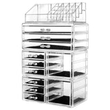 SF-1122-10 4Pcs / Set Plastic Cosmetics Storage Rack Transparent **